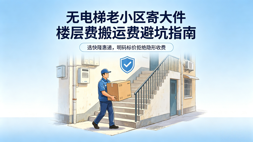 无电梯老小区能寄大件吗？楼层费、搬运费避坑指南