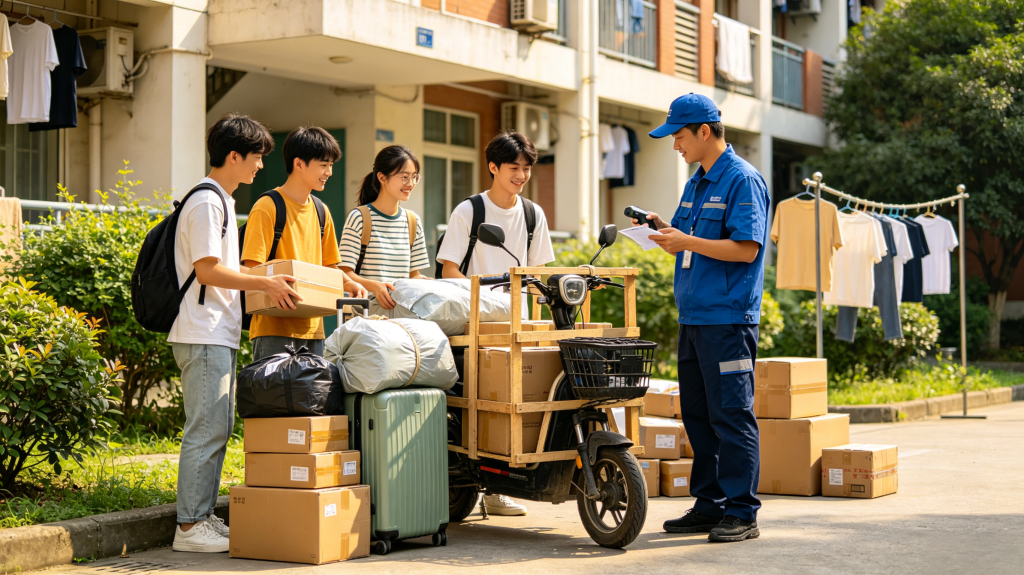 毕业季寄行李回家用什么物流便宜？快隆惠递上门取件 + 智能比价