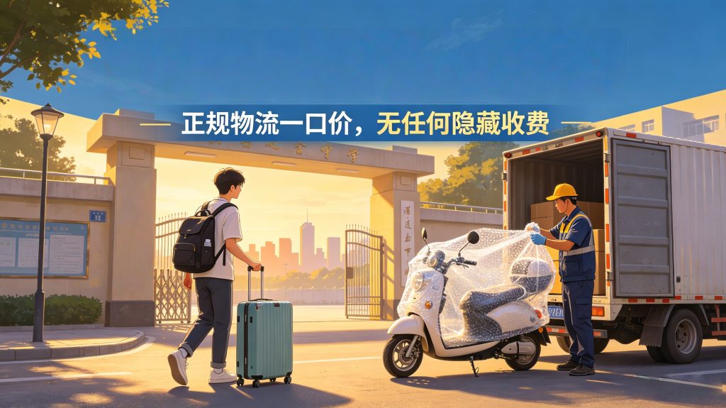 电动车不用贱卖！跨省托运电动车整车免拆电池，上门取车直达目的地