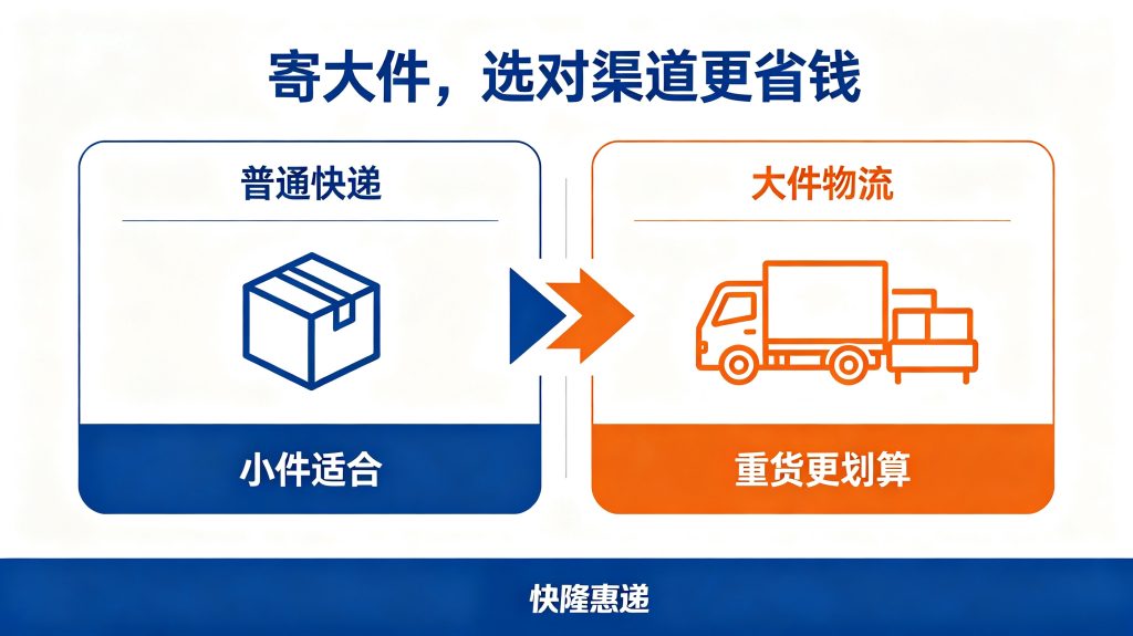 跨省寄大件，快递和物流到底选哪个？别再白白多花钱