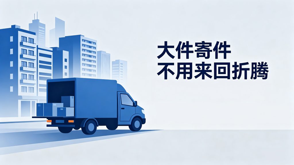大件寄件不用来回折腾，上门取件全程一站式办妥