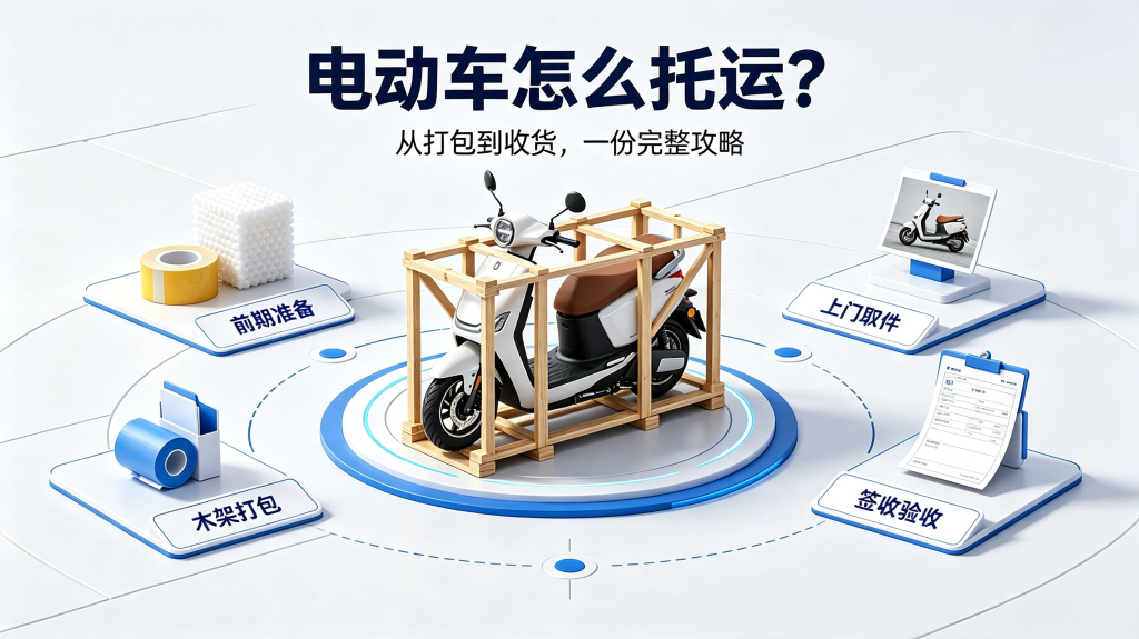 电动车怎么托运？这份完整攻略从打包到收货全流程说明