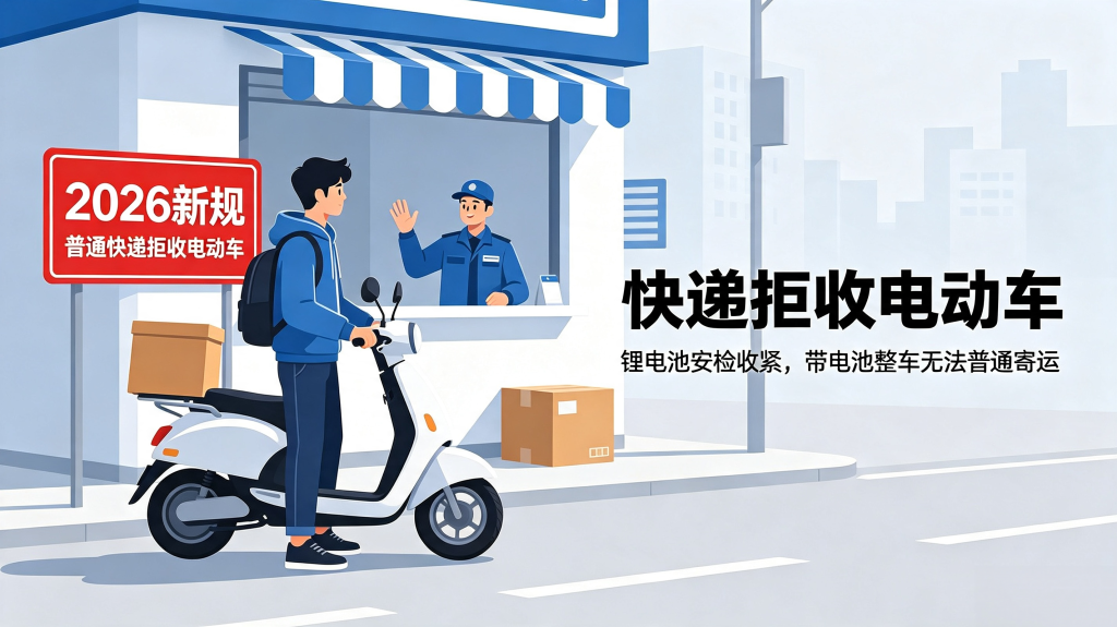 2026 新规！快递拒收电动车，快隆惠递整车托运不用拆电池