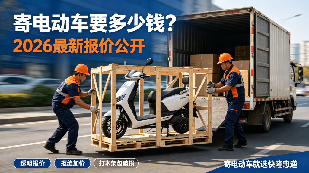 寄电动车要多少钱？2026最新报价公开，寄电动车就选快隆惠递，拒绝中途加价！