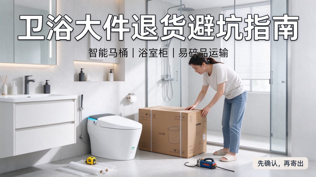 智能马桶浴室柜退货，易碎卫浴大件退货避坑指南