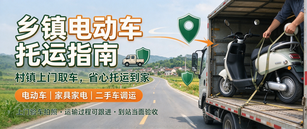 乡镇农村托运电动车，鸿隆托运村镇也能上门揽收